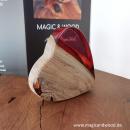 Ein edles Herz aus Holz und Kunstharz - N_26